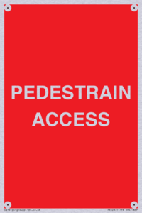 PEDESTRAIN ACCESS